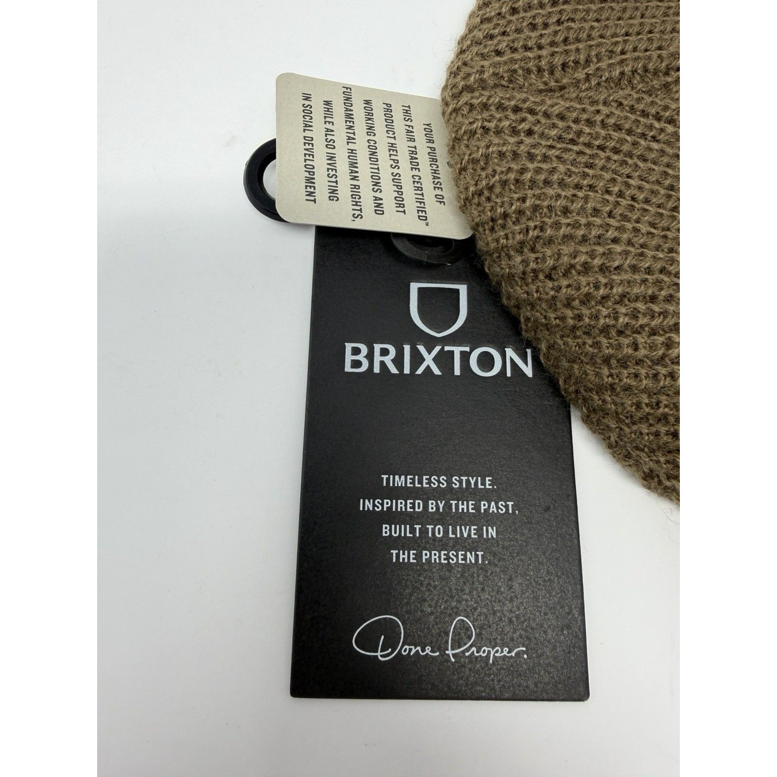 Brixton Heist Beanie - Coyote Brown #10782 - Fair Trade Certified Factory - Nwt — image 3 of 4